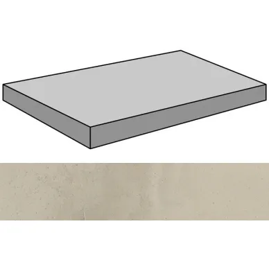 Nanoarea 7.0 Taupe Bagnato Gradone Ang 44.63x89.46 0