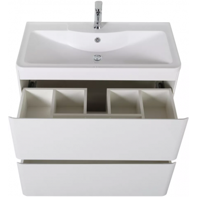 Тумба для ванной Belbagno Albano (ALBANO-900-2C-PIA-BL) (90 см) напольная, Bianco Lucido 5