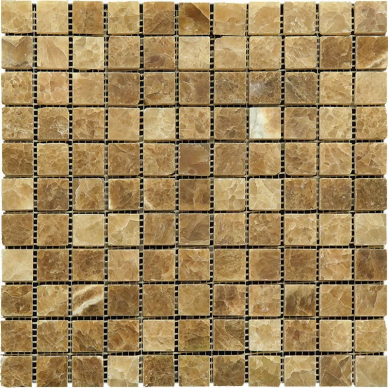 7M072-25P (Onyx Caramel) Мрамор 2.5х2.5 305х305 0