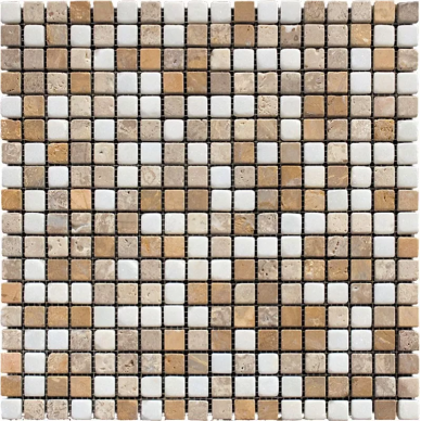 7MT-02-15T мозаика Мрамор 15x15 305х305 0