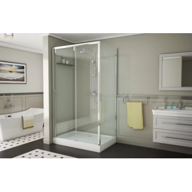 Душевой уголок Bravat Slimline (BS120.3104A) 120х80х195 см, профиль хром/стекло прозрачное 5