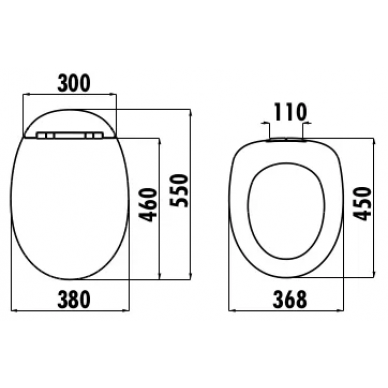 Крышка-сиденье Creavit Foglia (KC2703.01.0000E) микролифт, белая 1