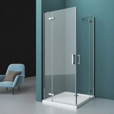 Душевой уголок BelBagno Kraft (KRAFT-AH-22-120/100-C-Cr-L) 120х100 см, профиль хром/стекло прозрачное 8