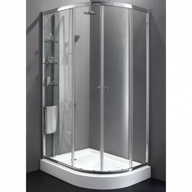 Душевой уголок Cezares Anima (ANIMA-W-RH-2-120/100-C-Cr-L) профиль хром/стекло прозрачное 0