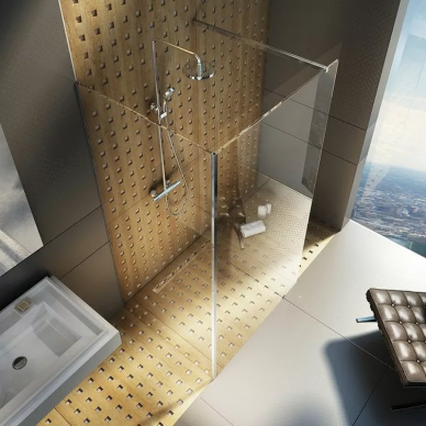 Душевая перегородка Ravak Walk-In Corner (GW1CD4C00Z1) блестящий профиль прозрачное стекло 7