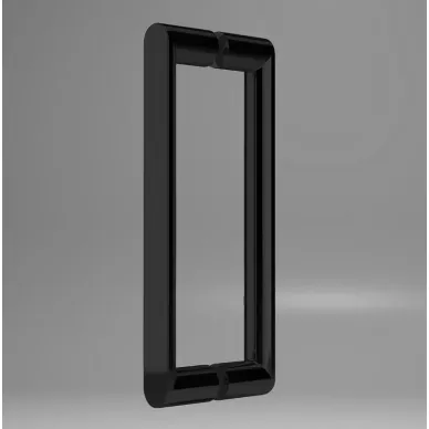 Душевой уголок Vincea Dice (VSR-4D1015CLB) 150х100х200 см, профиль чёрный/стекло прозрачное 1
