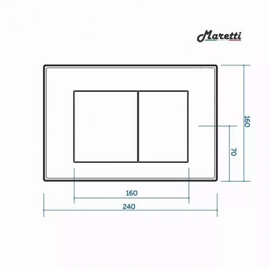 Комплект Maretti Elena (EA73SF56052) унитаз EA10PBM73-844, инсталляция AC11P4534, кнопка AC12SF-560 7