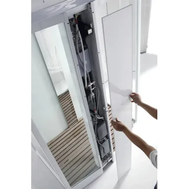 Душевая кабина Orans Diamond (SR-89102LS White) (150х100L) с турецкой баней 9