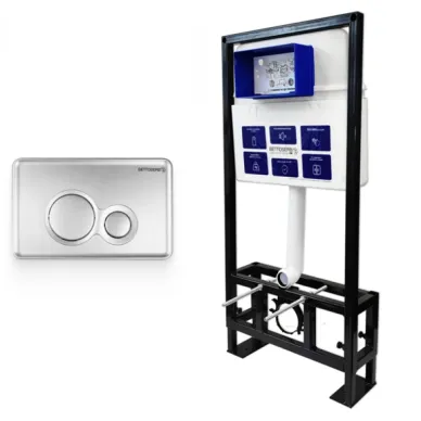 Инсталляция Bettoserb Sava Free Standing (SFS40006462) с клавишей хром матовый 5