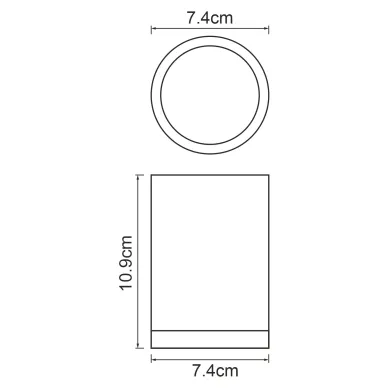 Стакан Wasserkraft Mindel K-8800 K-8828 настольный, белый матовый 1