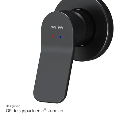Смеситель для душа AM.PM X-Joy F85A45722 скрытого монтажа, чёрный матовый 7