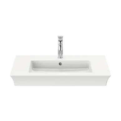Duravit White Tulip Раковина накладная 75х49см, с переливом, без отв., цвет: белый 2363750060 6