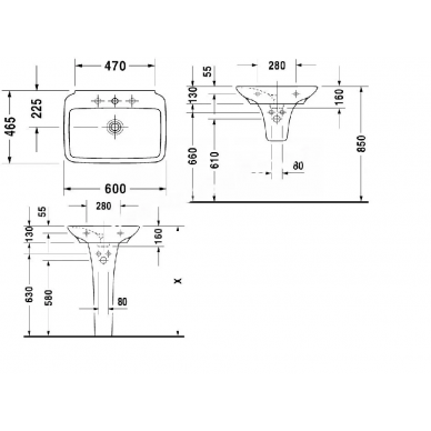 Раковина Duravit PuraVida (270060) (60 см) 1