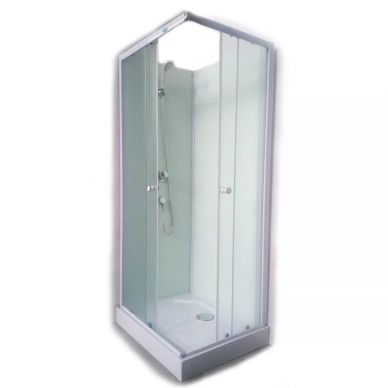 Душевая кабина Aqualux O! (AQ-7090GM) 90х70 матовое/белое стекло 0