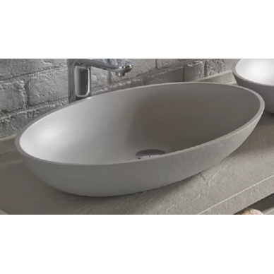 Раковина накладная Acquabella On-Top  (LAVABO_ON-TOP_OVAL_SLATE_CEMENTO) цемент 7