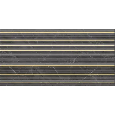 Декор Olimpus Race чёрный 25х50 0