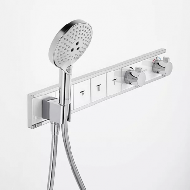 Термостат для душа Hansgrohe RainSelect (15357400) белый/хром 5