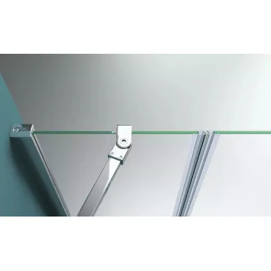 Душевая дверь BelBagno Etna 140 (ETNA-B-11-80+60-C-Cr) профиль хром/стекло прозрачное 8