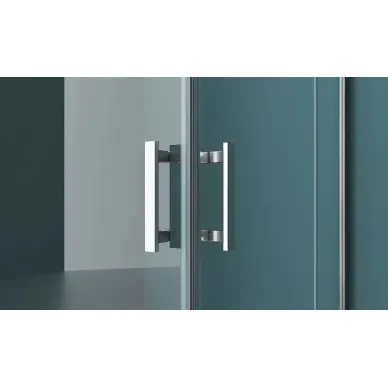 Душевой уголок BelBagno Kraft (KRAFT-AH-12-80/90-C-Cr-R) 80х90 см, профиль хром/стекло прозрачное 5