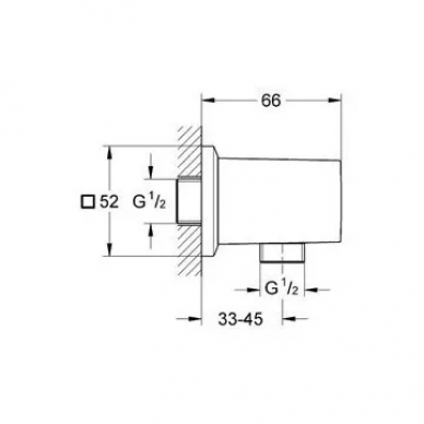 Шланговое подключение Grohe Allure Brilliant (27707000) 1