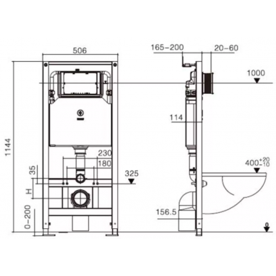 Инсталляция Welt Wasser AMBERG 506 + MERZBACH 004 MT-GR + AMBERG RD-MT CR в комплекте с унитазом, безободковый, с сидением микролифт 5