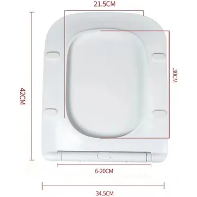 Крышка-сиденье Esbano Garant (ZAESUPGARABM2134) с микролифтом, быстросъемное, черное матовое 1