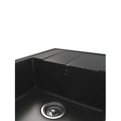 Мойка для кухни Teymi Hanna Smart T120112 62х48 черная матовая 11