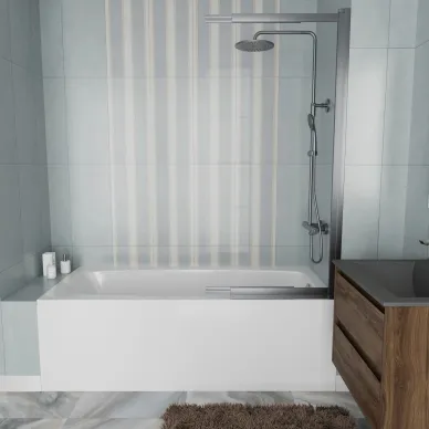 Акриловая ванна Vincea VBT-2S180-FR 180х80 см, с каркасом, белая 7