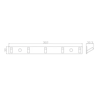 Крючок Wonzon & Woghand WW-9385-5 хром 1