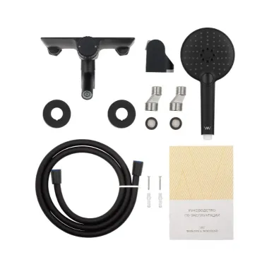 Смеситель для ванны Wonzon & Woghand Click WW-FE05L221-MB чёрный матовый 3