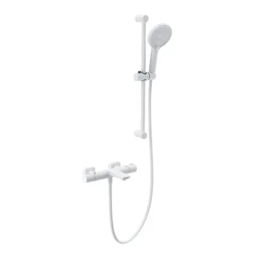 Смеситель для ванны Wonzon & Woghand WW-C2021-A-MW термостатический, белый матовый 0