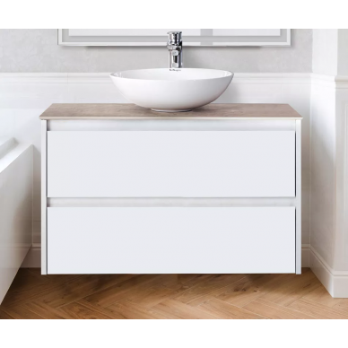 Комплект мебели для ванной Belbagno SET-KRAFT 80 (SET-KRAFT-800-BO-C-BB344-LOY) Bianco Opaco 0
