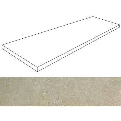 Sybarum Beige Solid 2cm Top Ang 49.75x99.55 0
