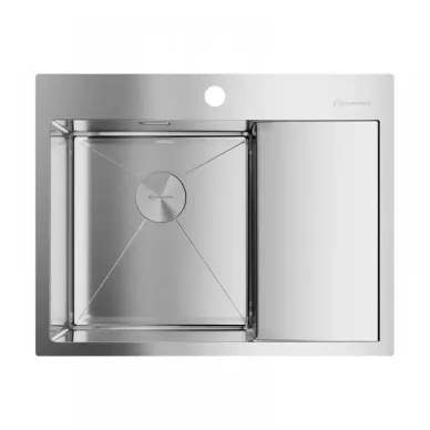 Мойка кухонная Omoikiri Akisame 65-IN-L  	(4973058)	нержавеющая сталь 0