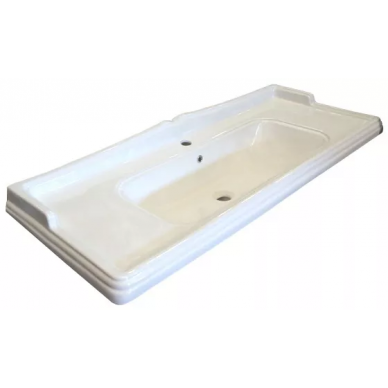 Тумба для ванной Comforty Палермо-120 (120x88x49 см), белый глянец 5