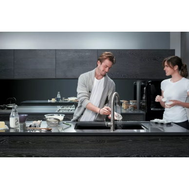 Смеситель для кухни Jacob Delafon Sensate (E72218-B7-VS)  матовая сталь 9