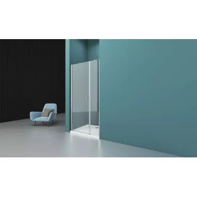 Душевая дверь BelBagno Etna 150 (ETNA-B-11-80+70-C-Cr) профиль хром/стекло прозрачное 6