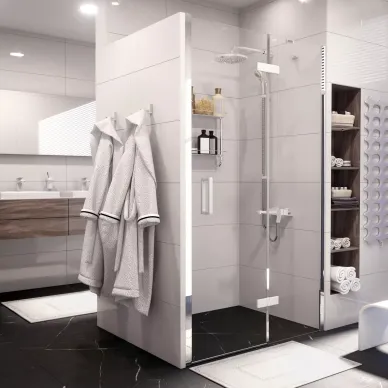Душевая дверь Wasserkraft Aller 10H (10H05RWHITE) 120х200 см, правая 7