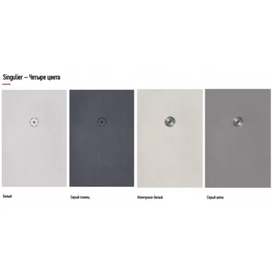 Душевой поддон Jacob Delafon Singulier (E67011-NAD) 100x80x3 см, серый сланец 6