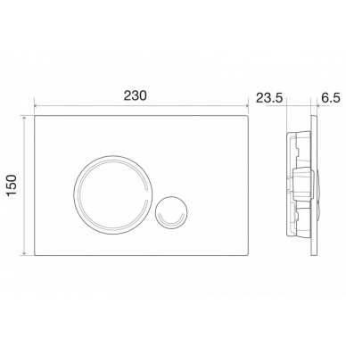 Инсталляция BelBagno BB002-80 в комплекте с унитазом Cezares Stylus-Tor, крышкой микролифт, кнопкой смыва (белая) 8