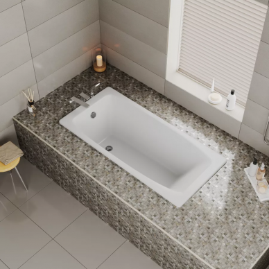 Ванна чугунная Delice Repos (DLR 220508R) 170x70 см, без антискользящего покрытия, с ручками 10