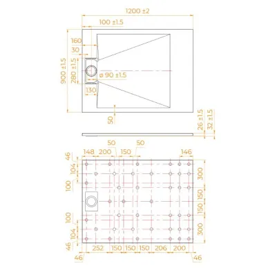 Поддон для душа RGW TUS-129W (553702912-01) (120х90) белый 5