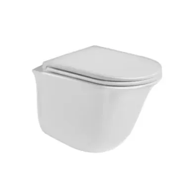 Инсталляция Welt Wasser Bamberg 545 + TELBACH 004 GL-WT + Bamberg BL в комплекте с унитазом, безободковый, с сидением микролифт 2