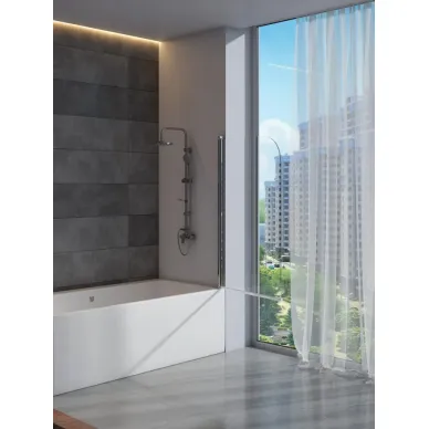 Шторка для ванны Teymi Solli (T00204) 85х140, прозрачное 8