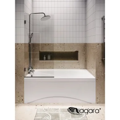 Акриловая ванна Niagara Atrio NG-A15070 150x70 с каркасом, экраном и сифоном 5