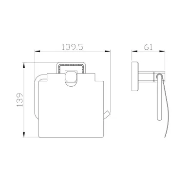 Держатель туалетной бумаги Wonzon & Woghand Roma WW-7226 бронза 1