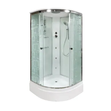 Душевая кабина DTO EM EM2780GM 80x80x220 см, с гидромассажем 1