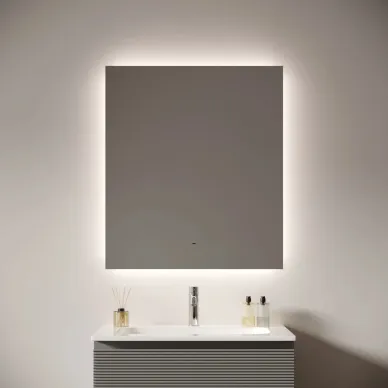 Зеркало Sancos Square 2.0 SQ2.700 70х80 см, с LED подсветкой 6