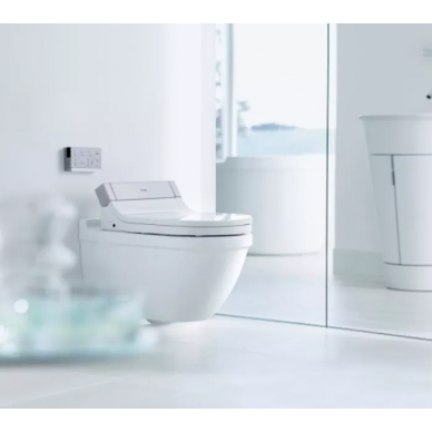 Чаша подвесного унитаза Duravit Starck 3 SensoWash (22265900001) с покрытием WonderGliss 8