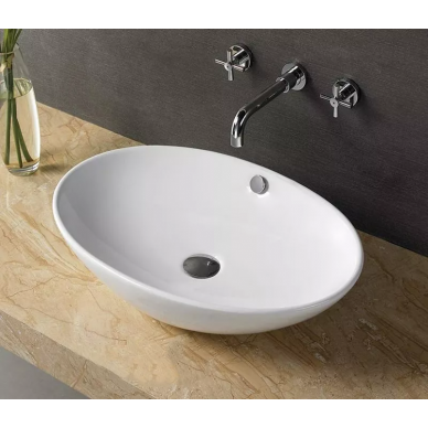 Раковина накладная CeramaLux N (D1104) (63 см) 6